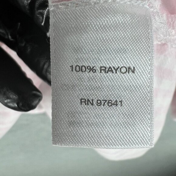 J Jill Womens XL Pink Gingham Popover Blouse Notch Neckline Clean Girl Feminine - Picture 15 of 16